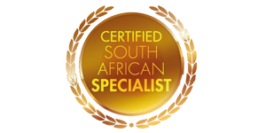 Certified South African Specialist : 