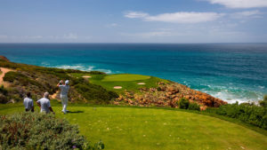 Golfplatz Pinnacle Point über dem Indischen Ozean