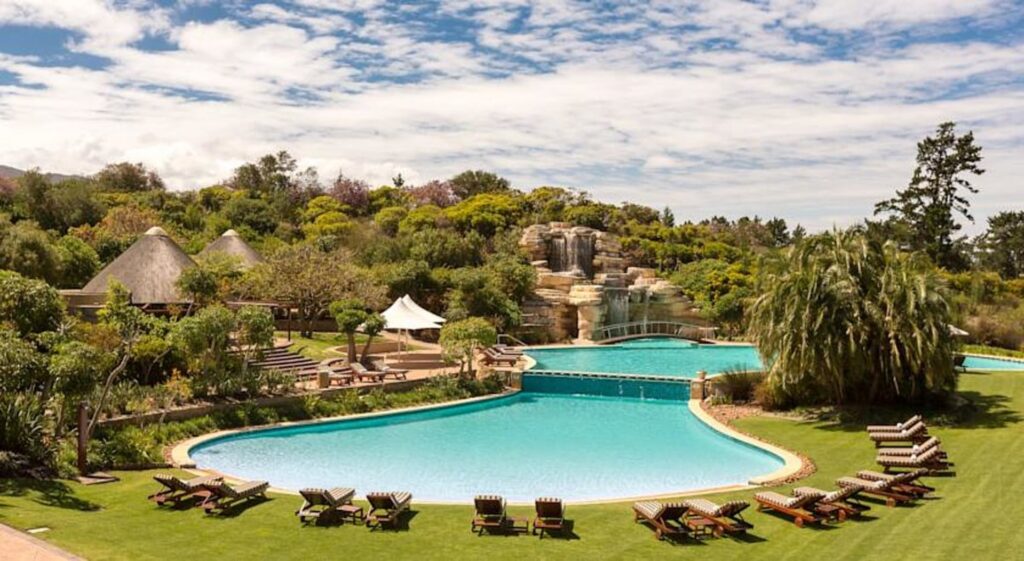 Poolbereich des Arabella Hotels in Südafrika