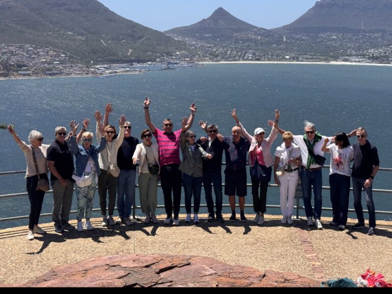Reisegruppe am Chapman’s Peak über Hout Bay